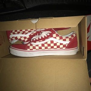 Red & White checkered vans